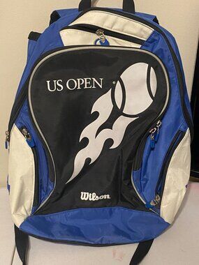 Wilson US Open Tennis‎ Racquet Accessories Backpack Blue/White